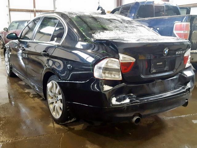 WBAVD53507AV14480 - 2007 BMW 335 XI BLACK photo 3