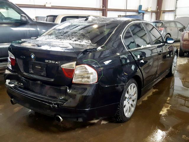 WBAVD53507AV14480 - 2007 BMW 335 XI BLACK photo 4