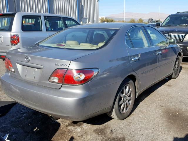 JTHBA30G040012903 - 2004 LEXUS ES 330 SILVER photo 4