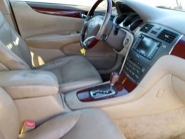 JTHBA30G040012903 - 2004 LEXUS ES 330 SILVER photo 5