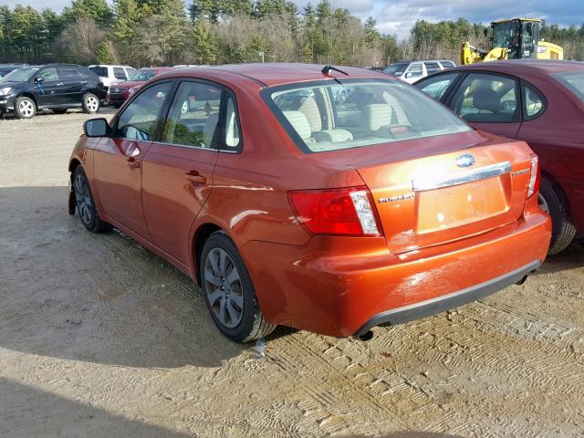 JF1GE61629H517911 - 2009 SUBARU IMPREZA 2. Қызғылт сары фото 3