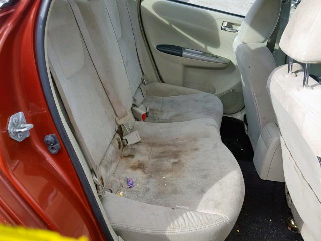 JF1GE61629H517911 - 2009 SUBARU IMPREZA 2. Қызғылт сары фото 6