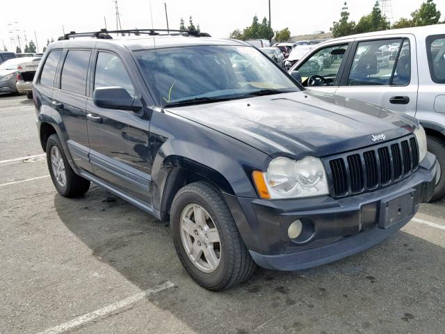 1J4HS48N55C726571 - 2005 JEEP GRAND CHER BLACK photo 1