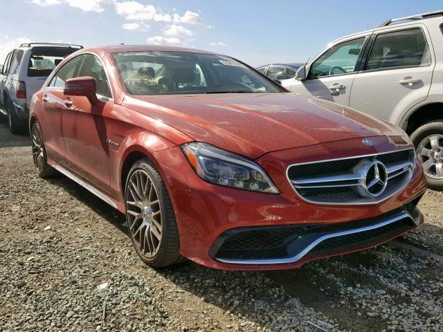 WDDLJ7GB6FA156434 - 2015 MERCEDES-BENZ CLS 63 AMG RED photo 1