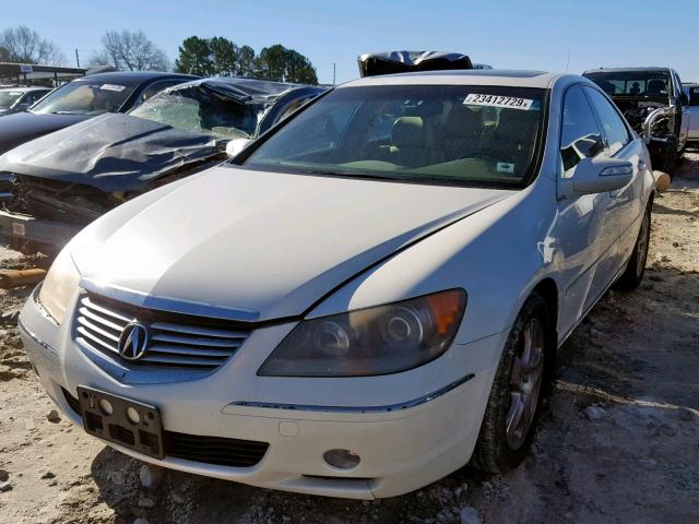 JH4KB16595C020778 - 2005 ACURA RL WHITE photo 2