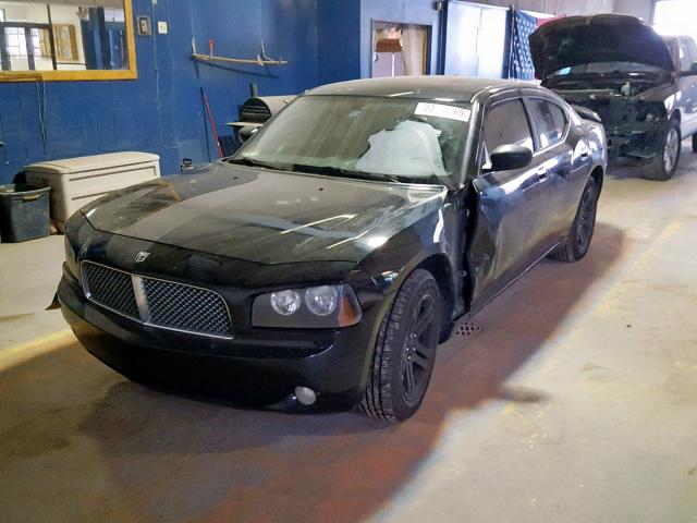 2B3KA33V39H534652 - 2009 DODGE CHARGER SX BLACK photo 2