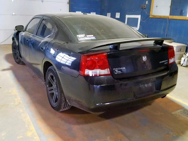 2B3KA33V39H534652 - 2009 DODGE CHARGER SX BLACK photo 3