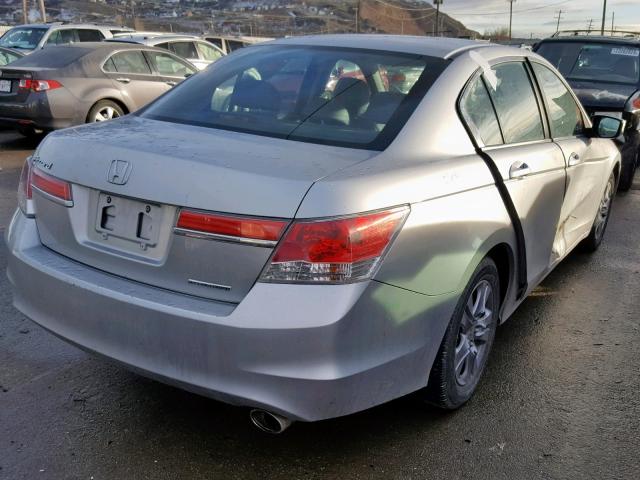 1HGCP2F65CA069914 - 2012 HONDA ACCORD SE SILVER photo 4