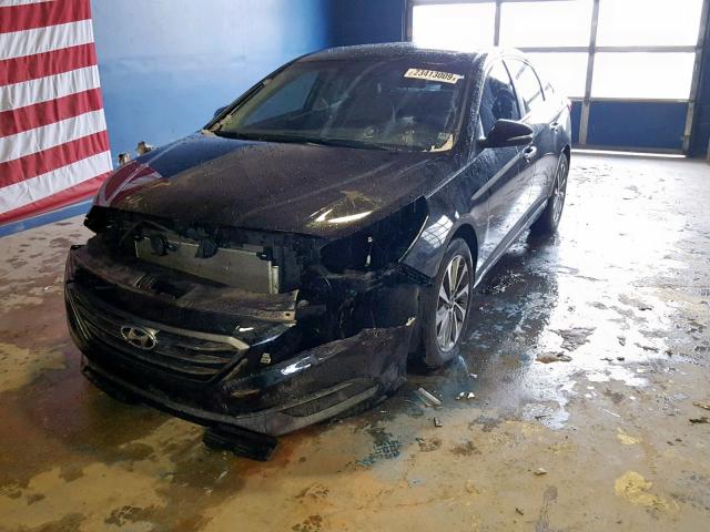 5NPE34AF5GH375743 - 2016 HYUNDAI SONATA SPO BLACK photo 2