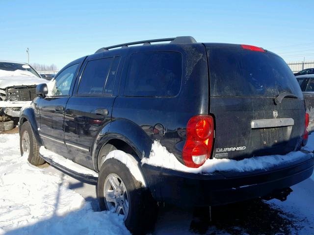 1D8HB58D95F538767 - 2005 DODGE DURANGO LI BLACK photo 3