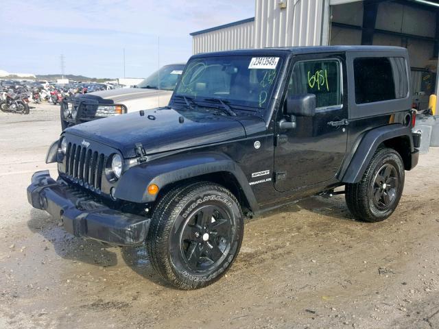 1C4AJWAGXHL720237 - 2017 JEEP WRANGLER S BLACK photo 2