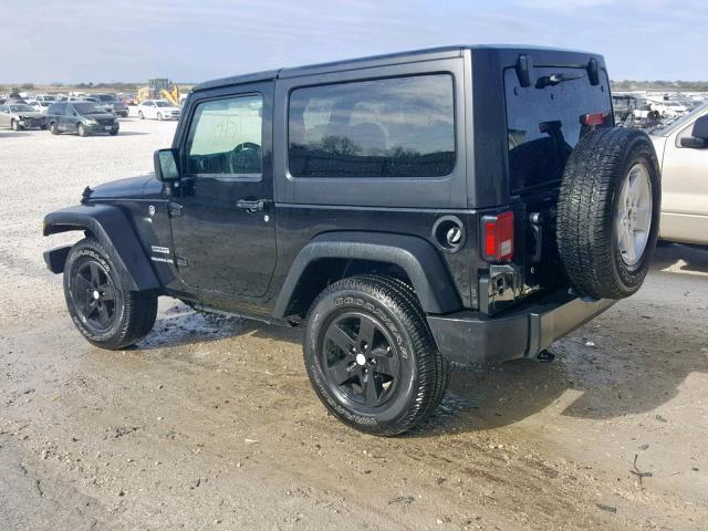 1C4AJWAGXHL720237 - 2017 JEEP WRANGLER S BLACK photo 3