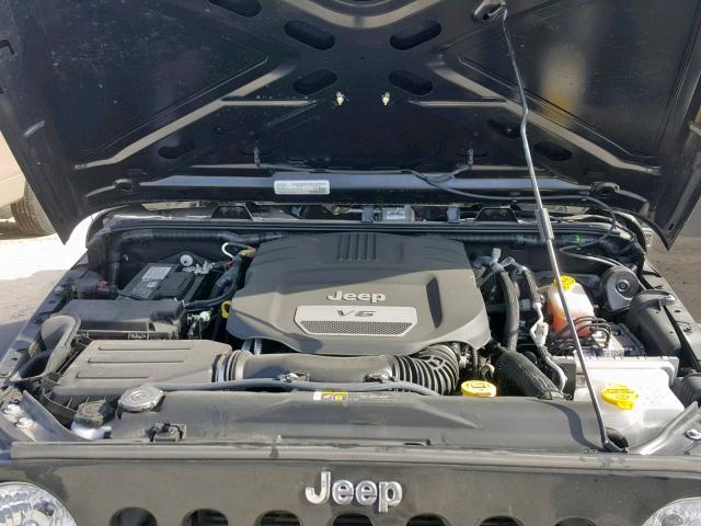 1C4AJWAGXHL720237 - 2017 JEEP WRANGLER S BLACK photo 7