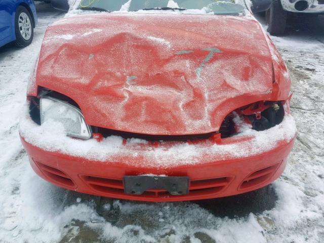 1G1JF52T8Y7106229 - 2000 CHEVROLET CAVALIER L RED photo 9