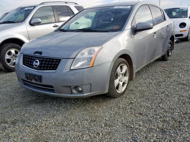 3N1AB61E28L758760 - 2008 NISSAN SENTRA 2.0 GRAY photo 2