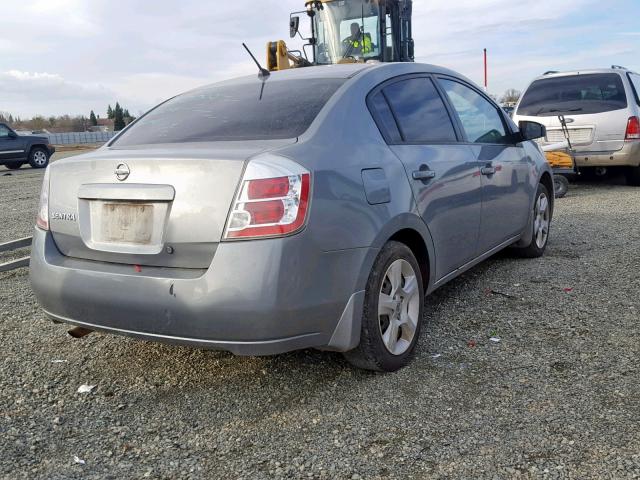 3N1AB61E28L758760 - 2008 NISSAN SENTRA 2.0 GRAY photo 4