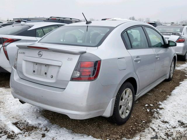 3N1AB6AP1CL638247 - 2012 NISSAN SENTRA 2.0 SILVER photo 4