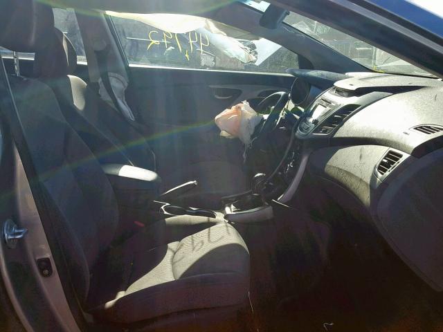 KMHDH4AE7EU117565 - 2014 HYUNDAI ELANTRA SE 银色 照片 5