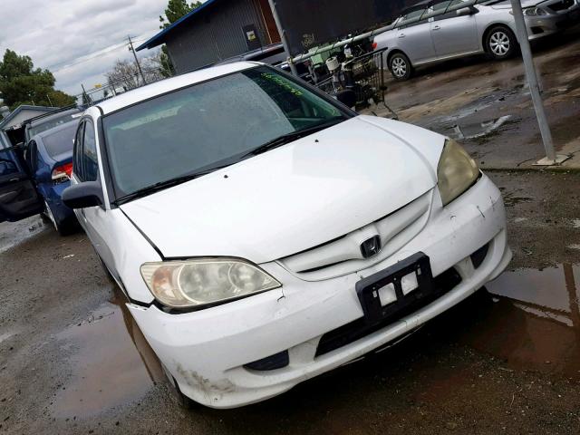 2HGES16334H628368 - 2004 HONDA CIVIC DX V WHITE photo 1