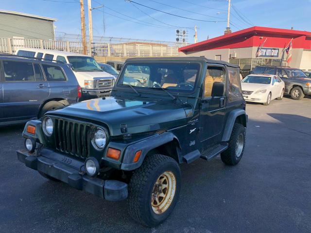 1J4FY19S1WP782199 - 1998 JEEP WRANGLER / GREEN photo 3