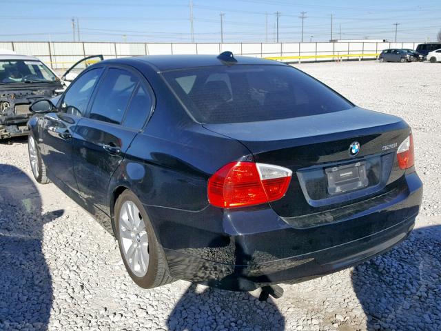 WBAVA37588NL18370 - 2008 BMW 328 I BLACK photo 3