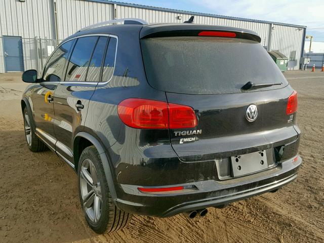 WVGUV7AX7HW505884 - 2017 VOLKSWAGEN TIGUAN SPO შავი ფოტო 3