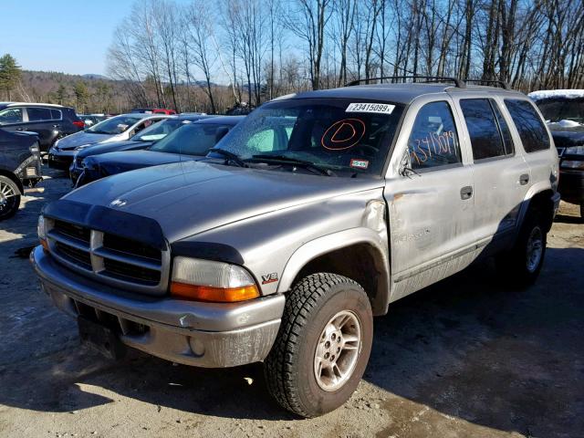 1B4HS28Z2XF622034 - 1999 DODGE DURANGO GRAY photo 2