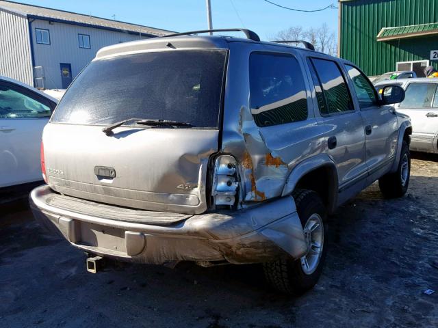 1B4HS28Z2XF622034 - 1999 DODGE DURANGO GRAY photo 4