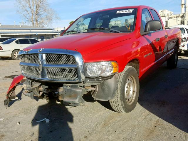 1D7HA18N94J112159 - 2004 DODGE RAM 1500 S RED photo 2