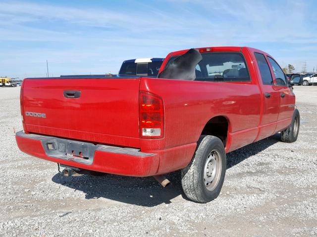 1D7HA18N94J112159 - 2004 DODGE RAM 1500 S RED photo 4