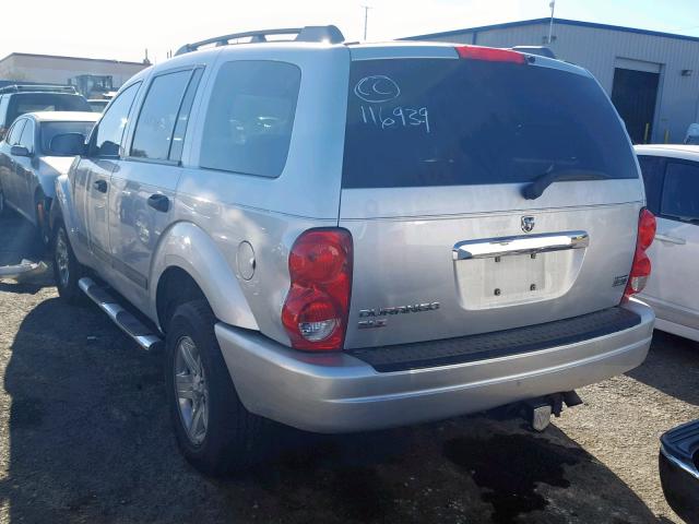 1D4HB48D34F116939 - 2004 DODGE DURANGO SL SILVER photo 3