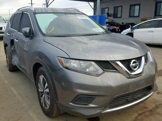 KNMAT2MT6GP595319 - 2016 NISSAN ROGUE S GRAY photo 1