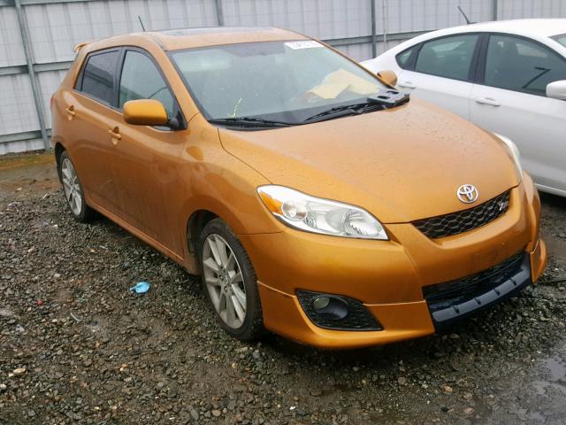 2T1GE40E99C003467 - 2009 TOYOTA COROLLA MA ORANGE photo 1