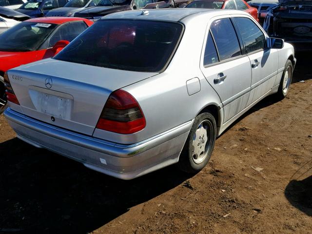 WDBHA29G9YA798885 - 2000 MERCEDES-BENZ C 280 GRAY photo 4