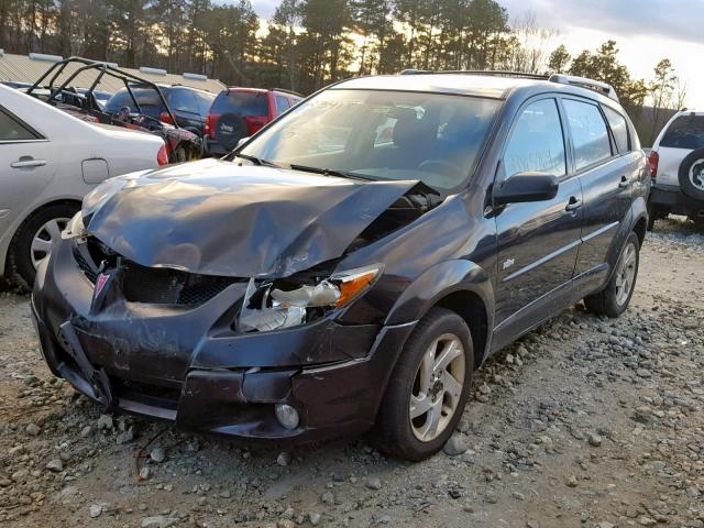 5Y2SM62834Z450536 - 2004 PONTIAC VIBE BLACK photo 2