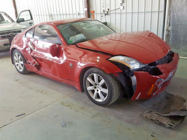 JN1AZ34DX3T118653 - 2003 NISSAN 350Z COUPE RED photo 1