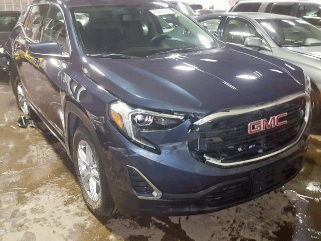 3GKALTEV4JL262596 - 2018 GMC TERRAIN SL BLUE photo 1