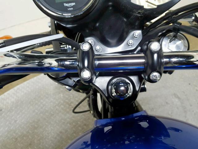 SMT910K11FT667601 - 2015 TRIUMPH MOTORCYCLE BONNEVILLE BLUE photo 14