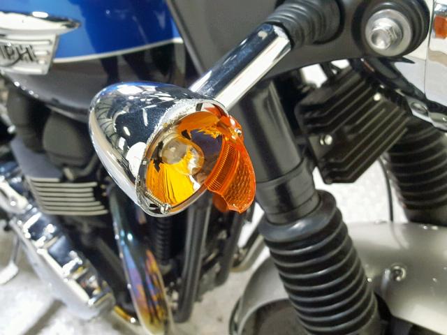 SMT910K11FT667601 - 2015 TRIUMPH MOTORCYCLE BONNEVILLE BLUE photo 16