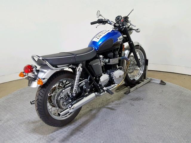 SMT910K11FT667601 - 2015 TRIUMPH MOTORCYCLE BONNEVILLE BLUE photo 8