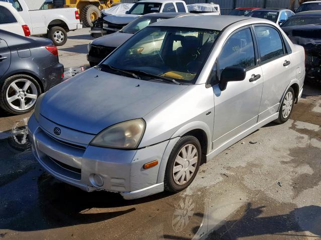 JS2RA41S735171613 - 2003 SUZUKI AERIO S SILVER photo 2