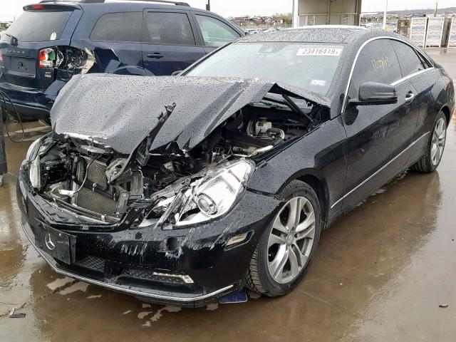 WDDKJ5GBXAF032145 - 2010 MERCEDES-BENZ E 350 BLACK photo 2