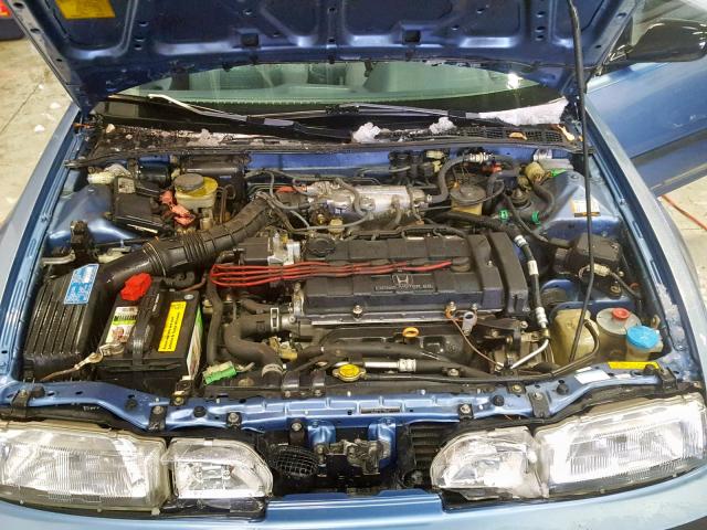 JH4DB1661MS012616 - 1991 ACURA INTEGRA GS BLUE photo 7