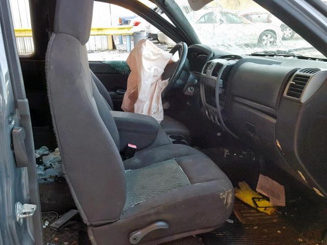 1GCESCF92C8127863 - 2012 CHEVROLET COLORADO L CHARCOAL photo 5