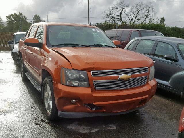 3GNEK123X7G105770 - 2007 CHEVROLET AVALANCHE ORANGE photo 1