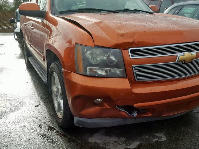 3GNEK123X7G105770 - 2007 CHEVROLET AVALANCHE ORANGE photo 9