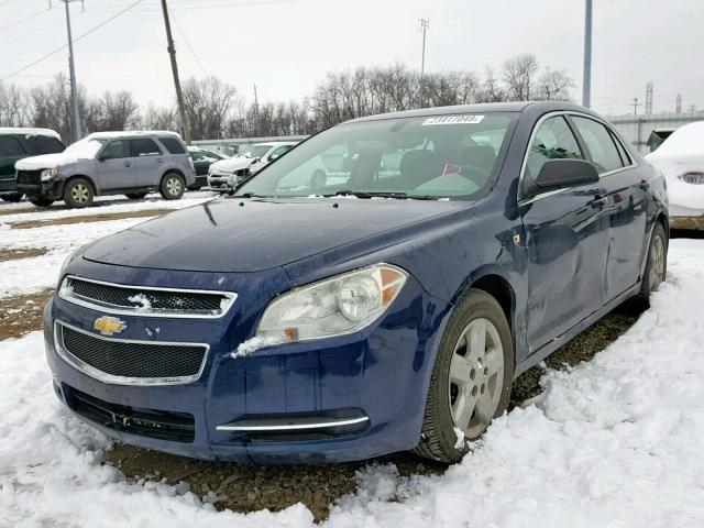 1G1ZG57B48F171083 - 2008 CHEVROLET MALIBU LS BLUE photo 2