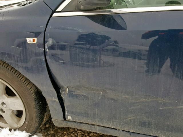 1G1ZG57B48F171083 - 2008 CHEVROLET MALIBU LS BLUE photo 9