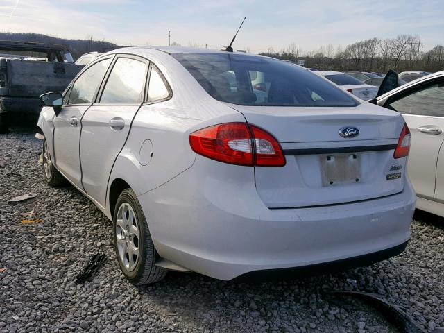 3FADP4AJ1DM223622 - 2013 FORD FIESTA S WHITE photo 3