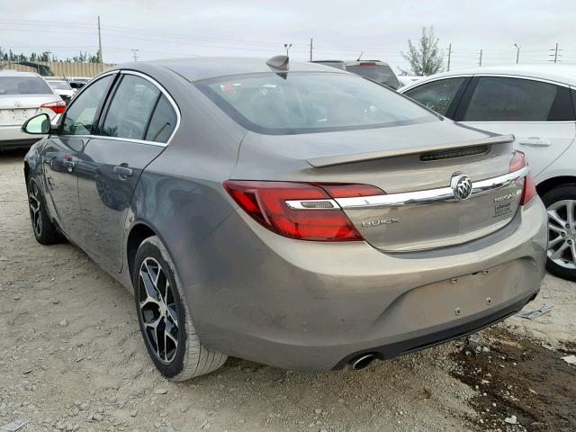 2G4GL5EX7H9187078 - 2017 BUICK REGAL SPOR GRAY photo 3